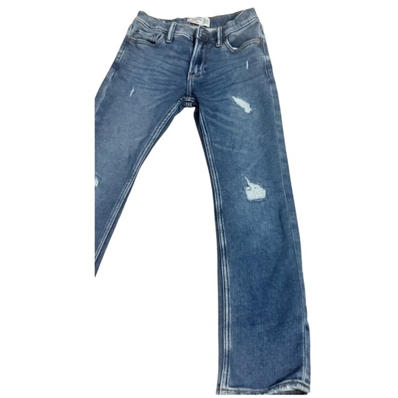 Abercrombie Kids Skinny Jeans Distressed Blue Denim‎ Size 11 12 - Picture 7 of 10
